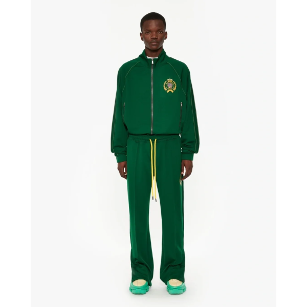 A pyer moss couture green track jacket