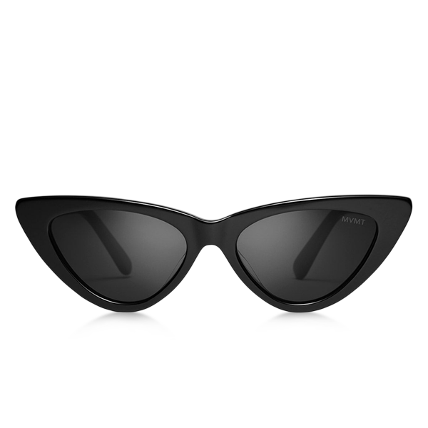 A pair of black skinny cat sunglasses MVMT