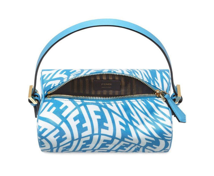 Fendi blue discount and white bag