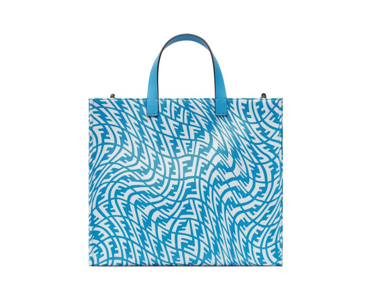 A blue fendi tote bag shopper product