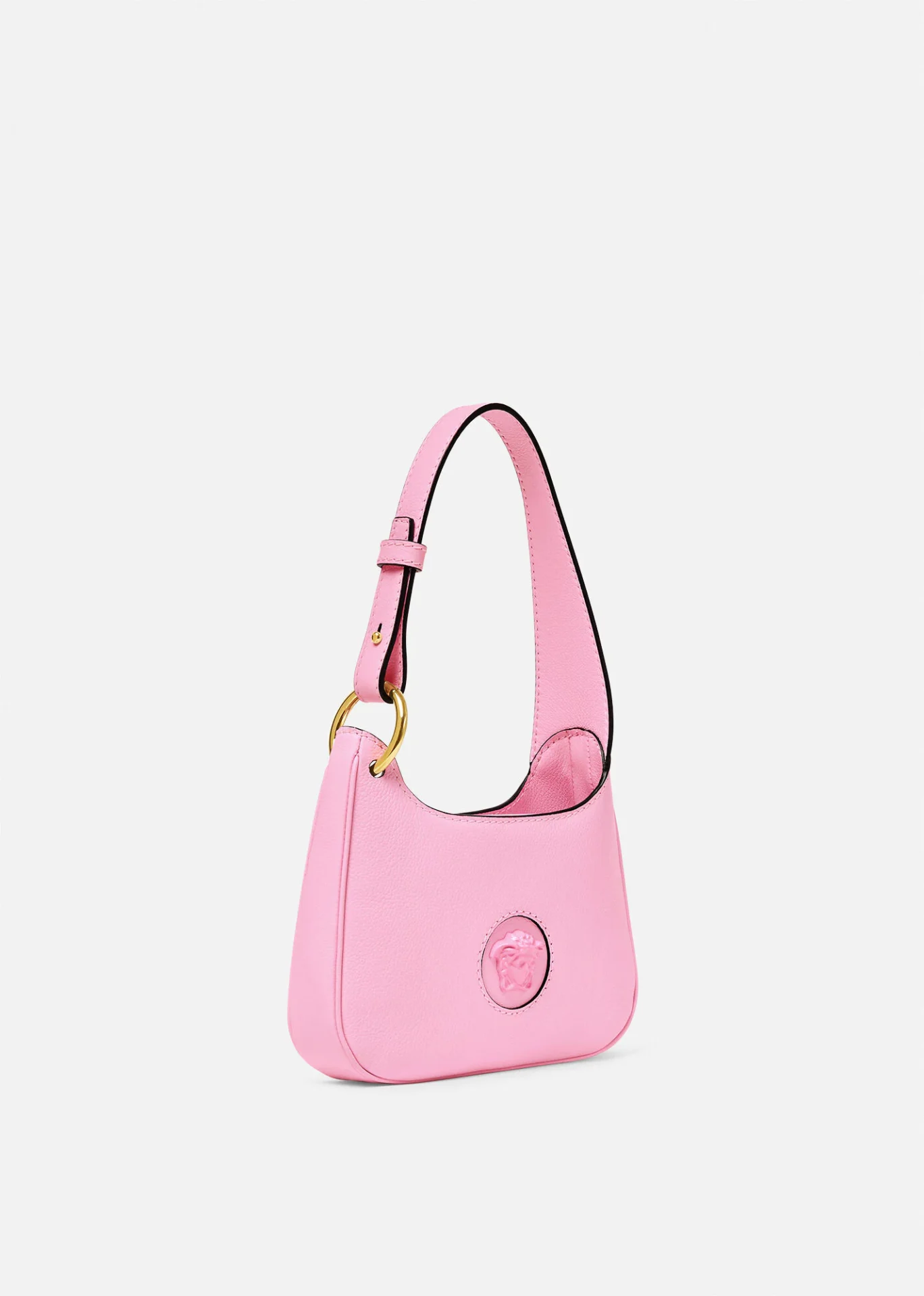 Versace Women's La Medusa Mini Hobo Bag in - Pink - Hobo Bags