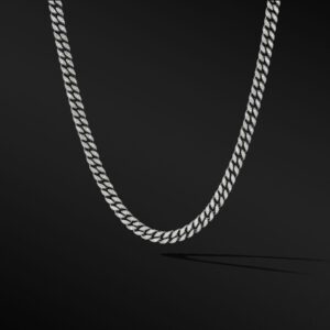 A diamond david yurman curb chain necklace