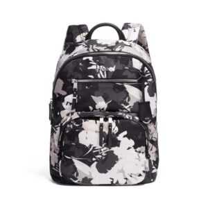 A black and white tumi sheppard backpack
