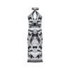 A versace silver baroque halter dress